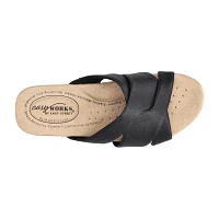 Easy Works By Street Womens Ren Wedge Sandals