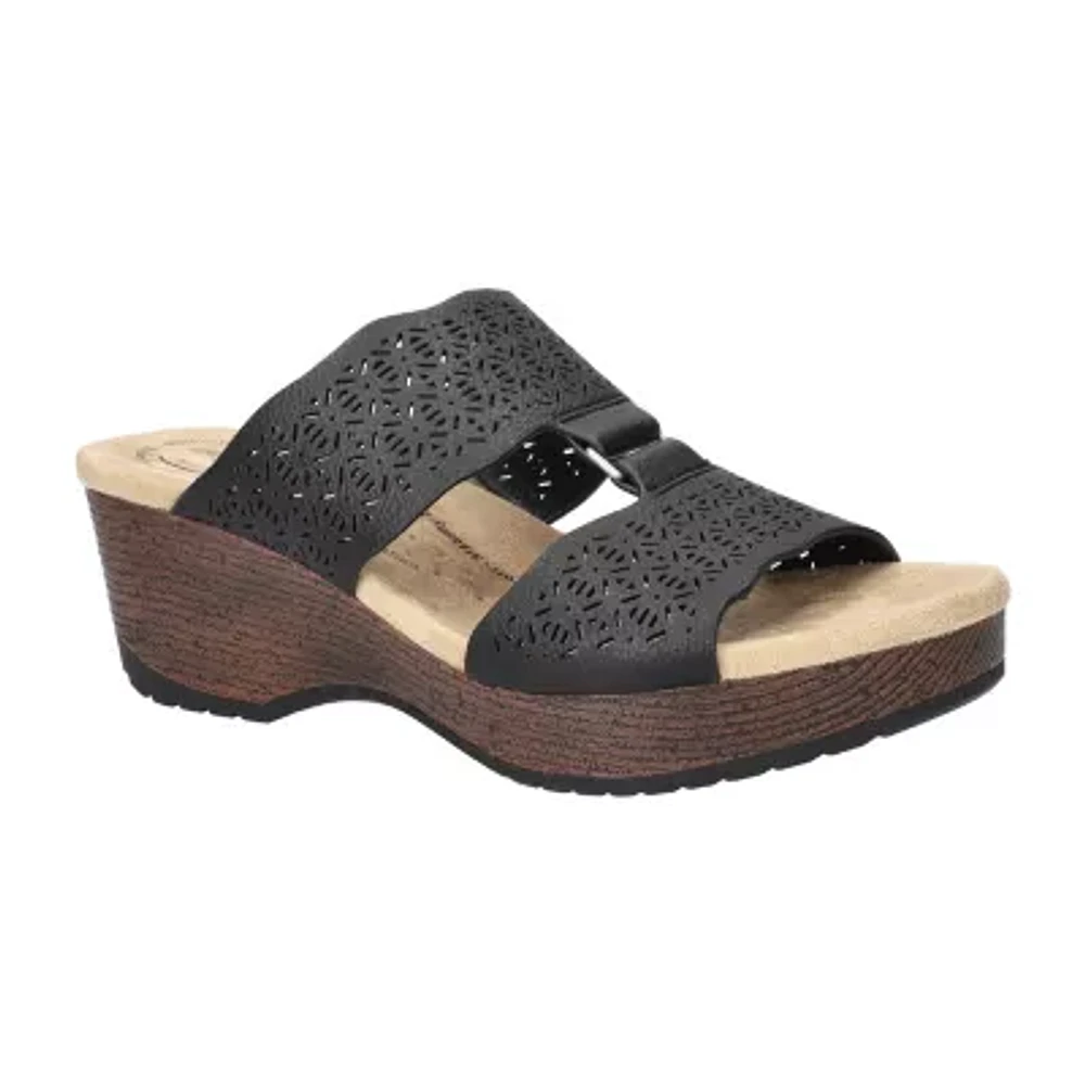 Easy Works By Street Womens Rin Wedge Sandals