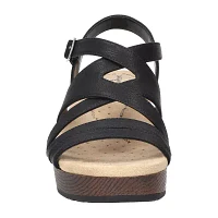 Easy Works By Street Womens Rosella Wedge Sandals