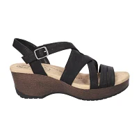 Easy Works By Street Womens Rosella Wedge Sandals