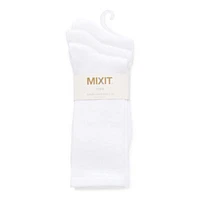 Mixit Everyday Essential 3 Pair Crew Socks Womens