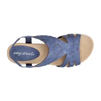 Easy Street Womens Fran Wedge Sandals