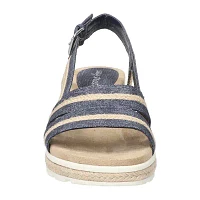 Easy Street Womens Mel Wedge Sandals