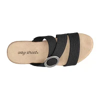 Easy Street Womens Mina Wedge Sandals