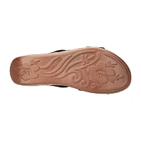Easy Street Womens Mina Wedge Sandals
