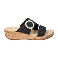 Easy Street Womens Mina Wedge Sandals