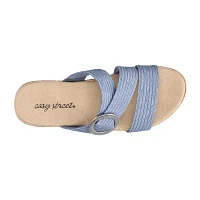 Easy Street Womens Mina Wedge Sandals