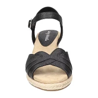 Easy Street Womens Miramar Wedge Sandals