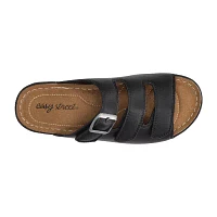 Easy Street Womens Pinterry Slide Sandals