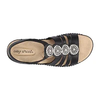 Easy Street Womens Samira Flat Sandals