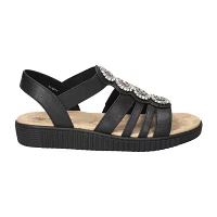 Easy Street Womens Samira Flat Sandals