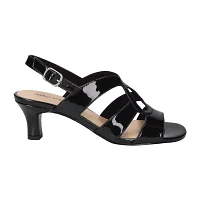 Easy Street Womens Zella Heeled Sandals