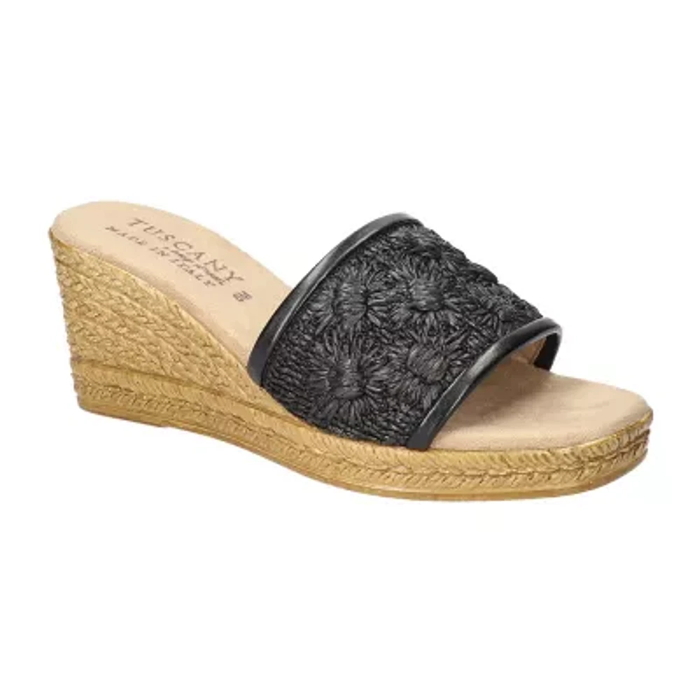 Easy Street Womens Ricci Wedge Sandals