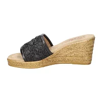 Easy Street Womens Ricci Wedge Sandals