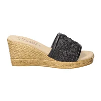 Easy Street Womens Ricci Wedge Sandals
