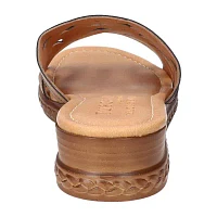 Easy Street Womens Edda Wedge Sandals