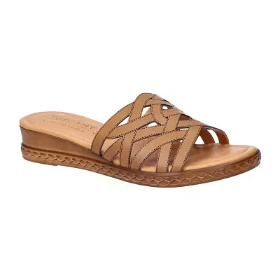 Easy Street Womens Edda Wedge Sandals