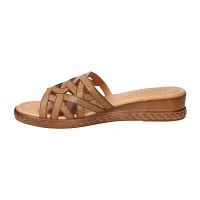 Easy Street Womens Edda Wedge Sandals