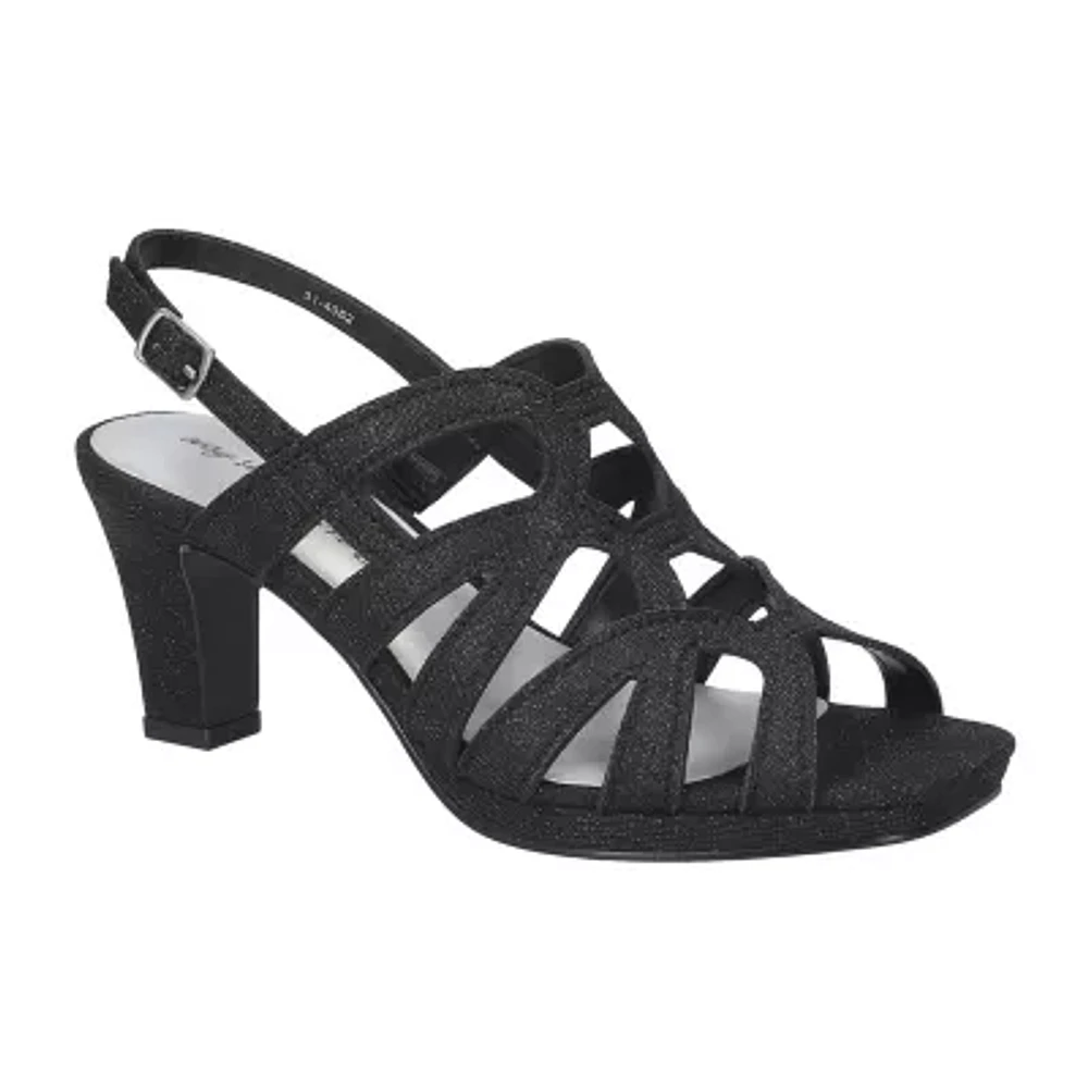 Easy Street Womens Jetty Heeled Sandals