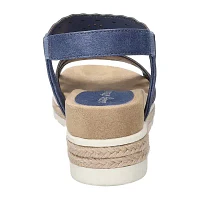 Easy Street Womens Fran Wedge Sandals