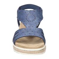 Easy Street Womens Fran Wedge Sandals