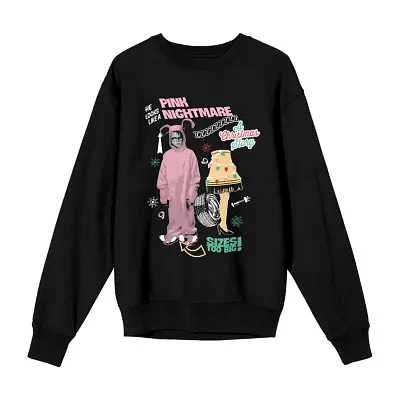 Juniors Christmas Story Ralphies Womens Crew Neck Long Sleeve Sweatshirt