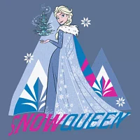 Juniors Frozen Elsa Snow Queen Sweatshirt Womens Crew Neck Long Sleeve