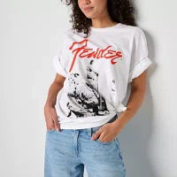 Juniors Fender Oversized Tee Womens Crew Neck Short Sleeve Graphic T-Shirt