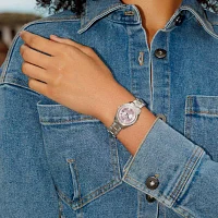 Bulova Womens Silver Tone Stainless Steel Bracelet Watch 43m123