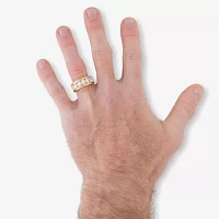 (H-I / I1) 1 1/2 CT. T.W. Lab Grown White Diamond 10K Gold Wedding Band
