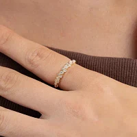 (H / I1) 1/4 CT. T.W. Lab Grown White Diamond 10K Gold Anniversary Band