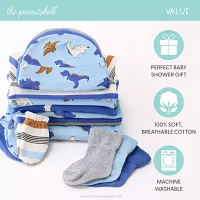 The Peanutshell Blue Dino Baby Boys 16-pc. Baby Clothing Set