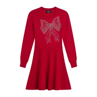 Byer California Big Girls Long Sleeve Sweater Dress