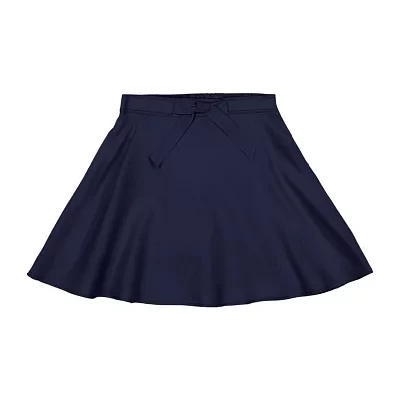 IZOD Little & Big Girls Elastic Waist Belted Scooter Skirt