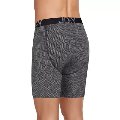 Jockey Active Stretch Mens 3 Pack Long Leg Boxer Briefs