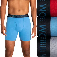 Fruit of the Loom Breathable Stretch Mens 3 Pack Boxer Briefs