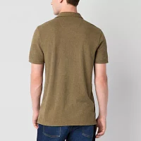 mutual weave Mens Regular Fit Short Sleeve Pocket Polo Shirt