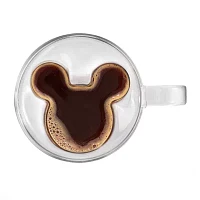 Joyjolt Mickey Mouse 3D 2-pc. Cappuccino Cup