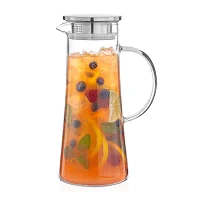 Joyjolt Breeze Glass Serving Pitcher