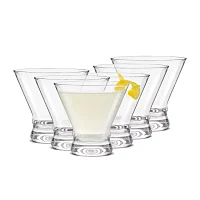 Joyjolt Afina Martini 2-pc. Martini Glass