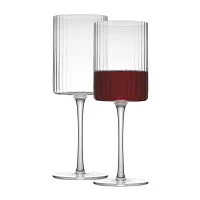 Joyjolt Elle Red Wine 2-pc. Wine Glass