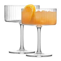 Joyjolt Elle Coupe Martini 2-pc. Martini Glass