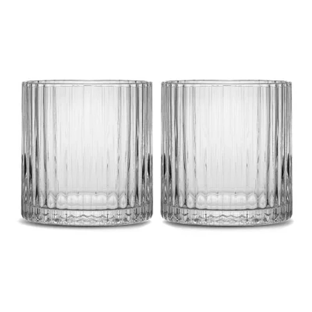 Joyjolt Elle Dof Glass 2-pc. Double Old Fashioned