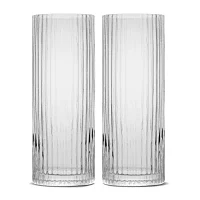 Joyjolt Elle Highball Set 2-pc. Highball Glasses