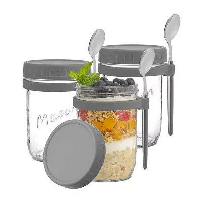 Joyjolt Overnight Oats Container 3-pc. Food Container