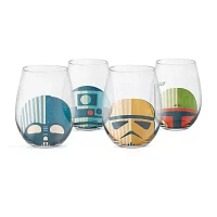 Joyjolt Helmet Hues 4-pc. Drinkware Set