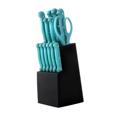 MegaChef 14-pc. Knife Block Set