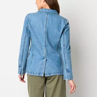 a.n.a Denim Womens Regular Fit Blazer