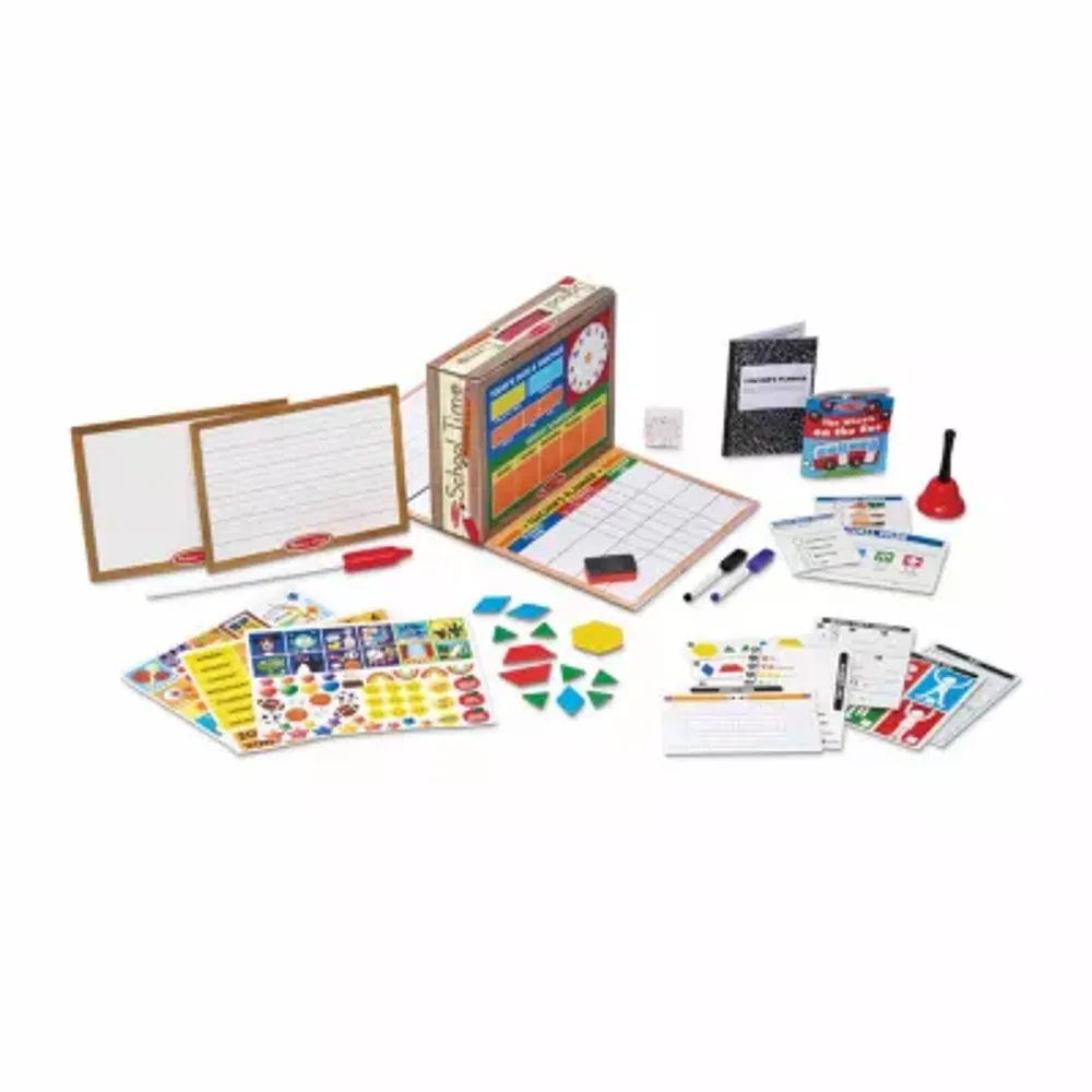 Melissa & Doug School Time! Classroom Play Set Housekeeping Toy