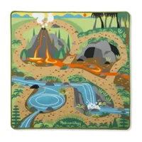 Melissa & Doug Prehistoric Playground Dinosaur Rug Discovery Toy